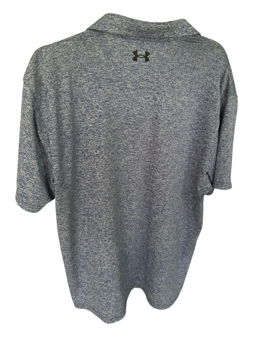Under Armour Heather Blue Striped Performance Polo - Picture 2 of 2